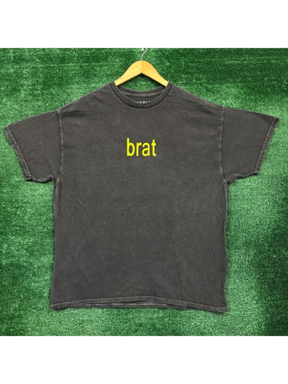 Charli XCX Brat Logo Double Sided T-Shirt Size Large